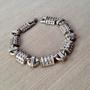 Vintage Etruscan Sterling Silver Mexico Bracelet